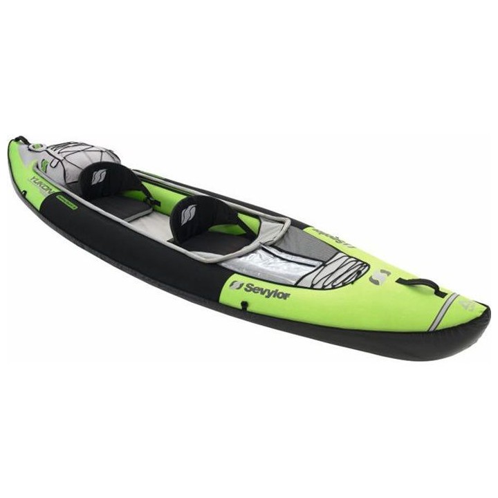 SEVYLOR Kayak de randonnée Yukon KCC 380 - 2 personnes vert avec sac
