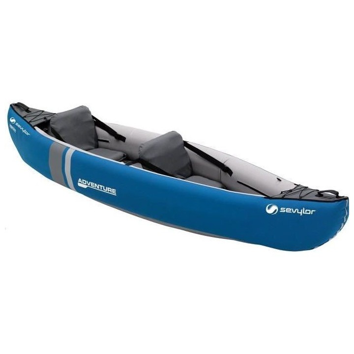 SEVYLOR Canoë polyvalent Adventure - 2 personnes bleu avec sac