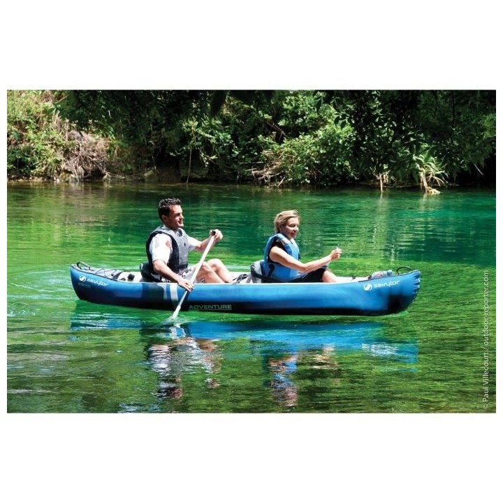 SEVYLOR Canoë polyvalent Kit Adventure 2 personnes bleu avec sac, 2 p
