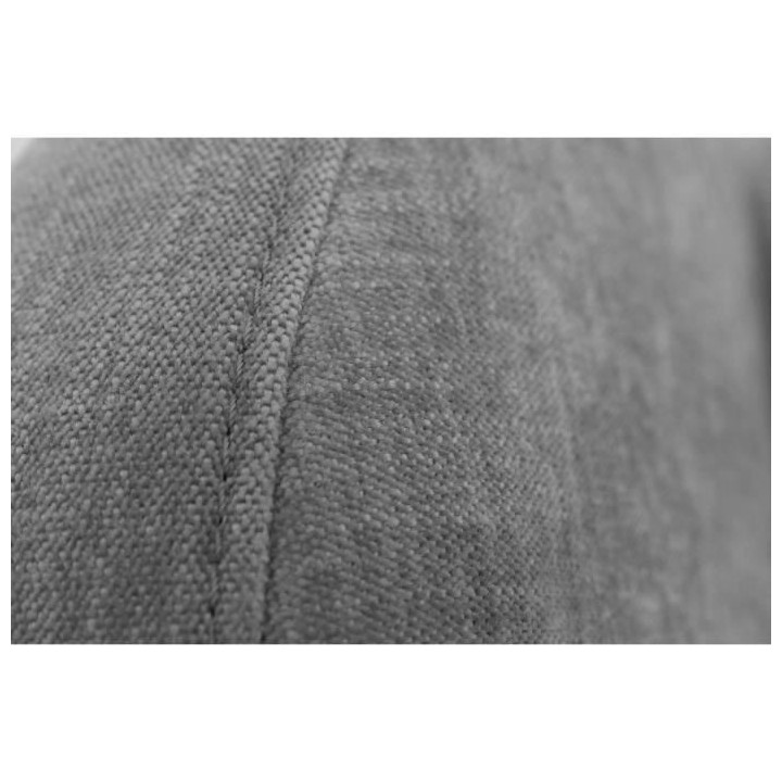Tete de lit STELLA - Tissu gris - 200x150 cm