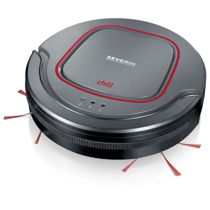 SEVERIN RB7025 Aspirateur robot, Batterie Lithium 12,8V, 90 min. d'aut