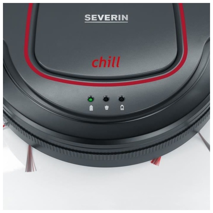 SEVERIN RB7025 Aspirateur robot, Batterie Lithium 12,8V, 90 min. d'aut