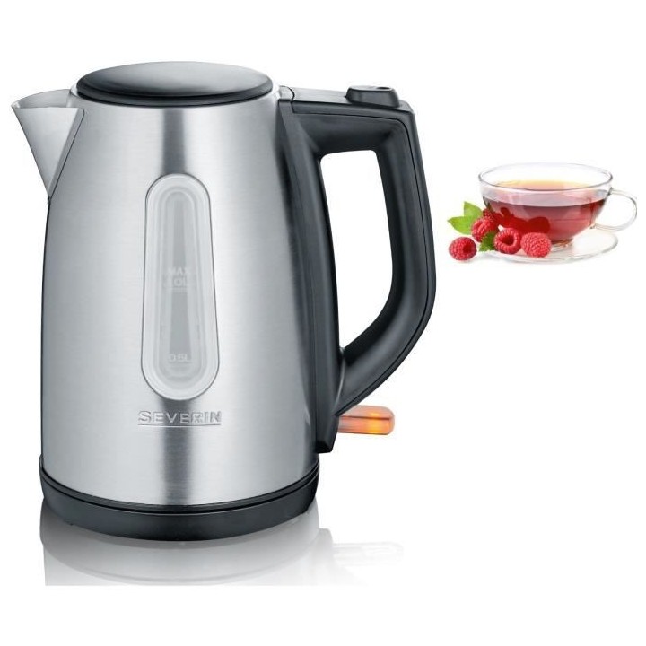 SEVERIN WK3469 Bouilloire compacte 1 L, ébullition rapide, Sans Bisph