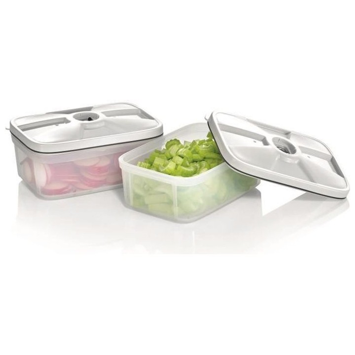 SEVERIN ZB3620 Lot 2 boites de conservation sans BPA avec valve de mis