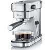 SEVERIN 5994 cafetiere Expresso Espresa - 1350W - 15 bars - 1,1L - chauffe rapide (40 sec.) inox brossé/noir