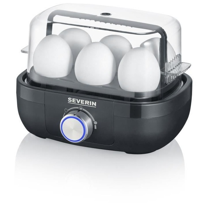 SEVERIN EK3166 Cuit-oeufs pour 1 a 6 oeufs - 420 W - Noir