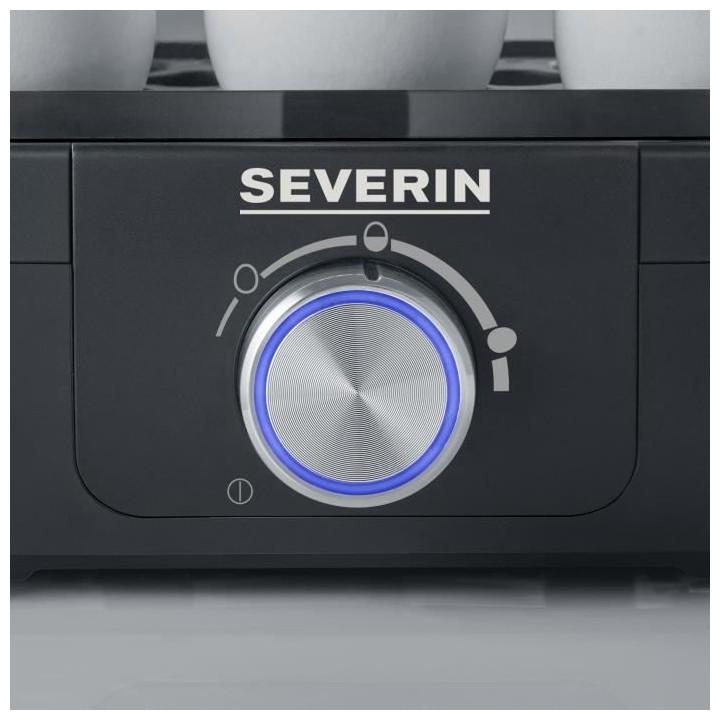 SEVERIN EK3166 Cuit-oeufs pour 1 a 6 oeufs - 420 W - Noir