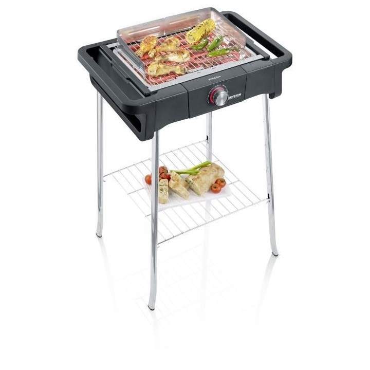 SEVERIN PG8124 Barbecue sur pieds 2500W Style Evo S - 0° a 350° en 1