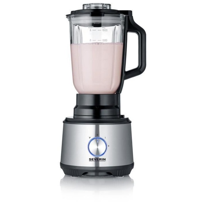 SEVERIN KM3892 Robot Multifonctions - 1200 W - Inox et noir - Blender