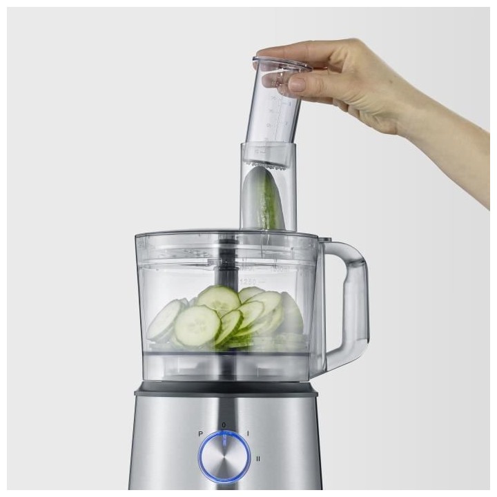 SEVERIN KM3892 Robot Multifonctions - 1200 W - Inox et noir - Blender