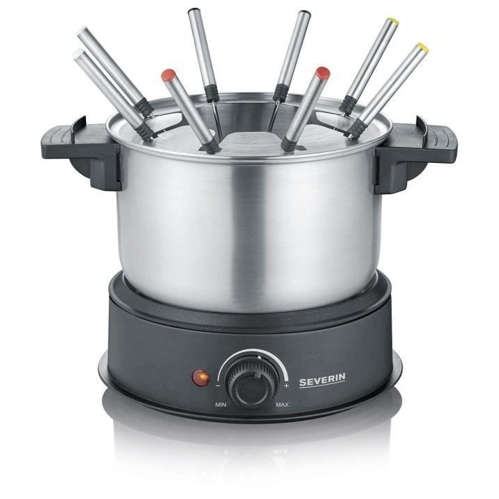 SEVERIN FO2473 Fondue électrique 8 personnes avec caquelon inox amovi