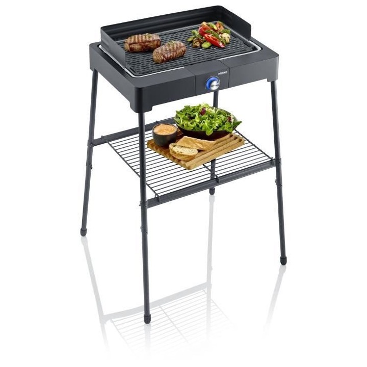 SEVERIN - PG8568 - Barbecue sur pieds électrique, 2 200 W, grille en