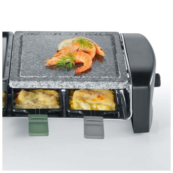 SEVERIN RG9645 Appareil a raclette 8 personnes - Noir