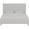 Lit adulte TYYLI 160x200 cm - Simili blanc