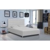 Lit adulte TYYLI 160x200 cm - Simili blanc