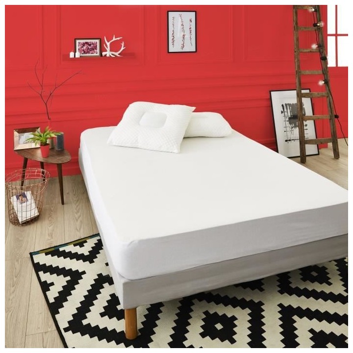 SWEETHOME Protege-matelas confort polycoton - 90x190 cm
