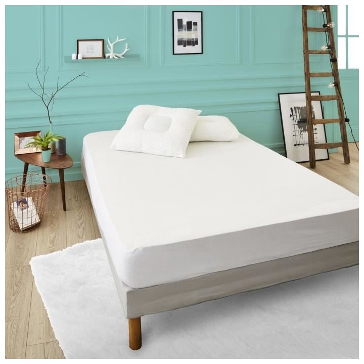 SWEETHOME Protege-matelas 100% coton - Imperméable - Anti-acariens -