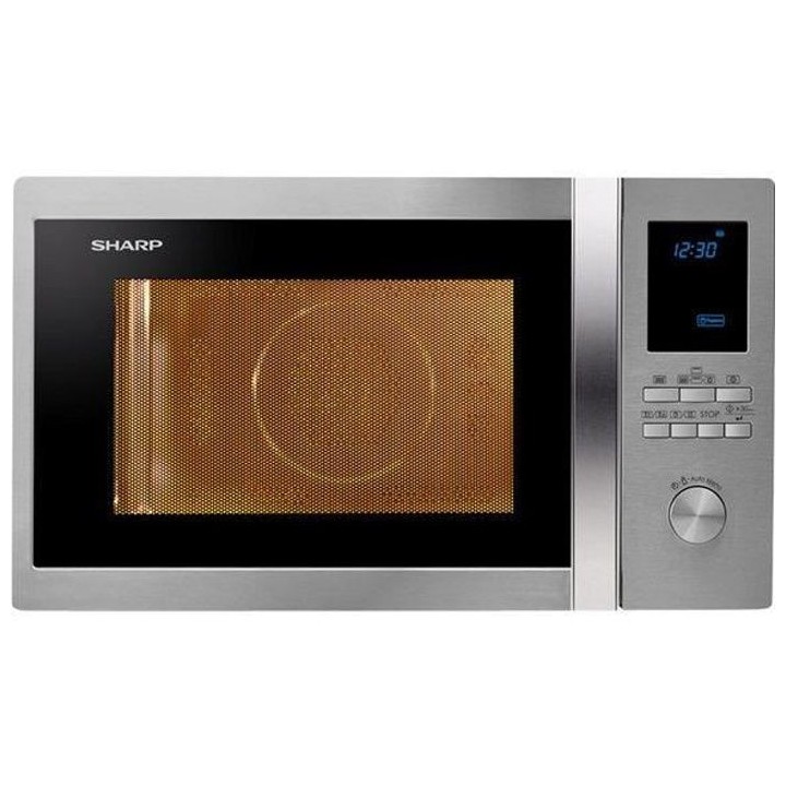 SHARP R-922STWE - Micro ondes grill Inox - 32 L - 1000 W - Grill 1100