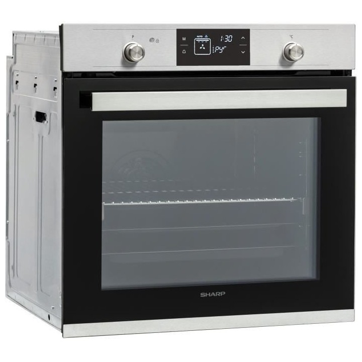 SHARP K71V28IM2 - Four électrique encastrable - 78 L - Pyrolyse - Cha