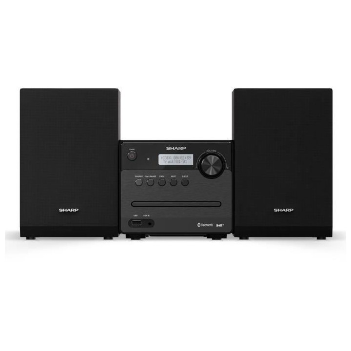 SHARP XL-B515D - Micro Chaîne Hi-fi - 40W - 6 égaliseurs préréglé