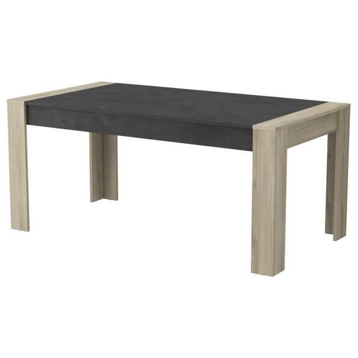 DEMEYERE Table 90x170 - Décor chene brossé - L 170 x P 90 x H 77,1 c