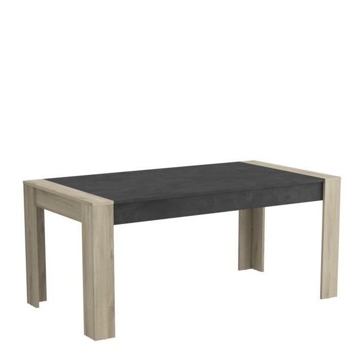 DEMEYERE Ensemble Enfilade 4 portes + Vitrine 2 portes + Table L 170 c