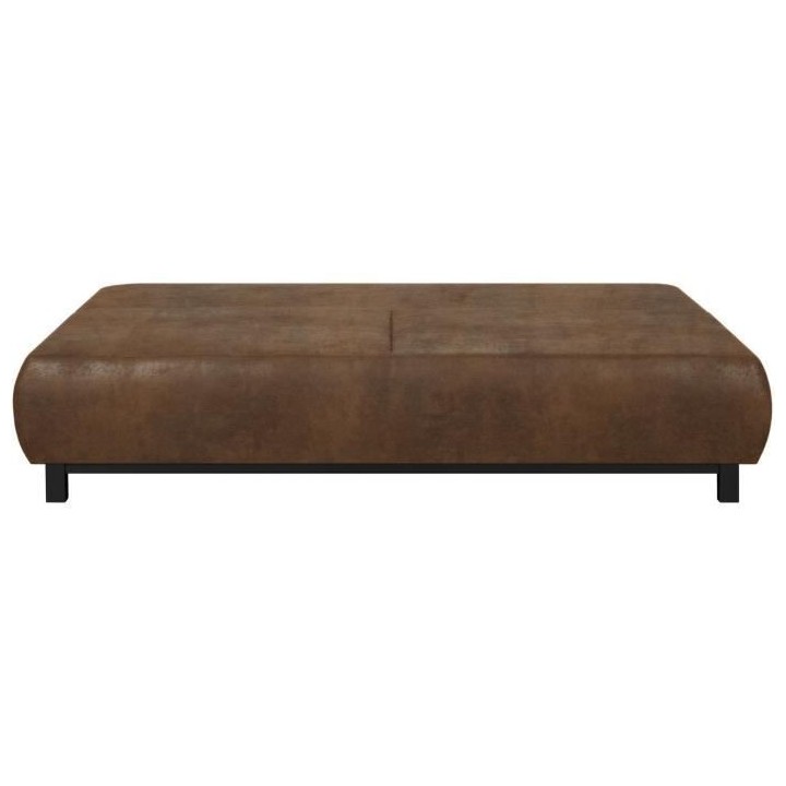 SHILO Banquette 3 places convertible + coffre de rangement - Tissu Cog