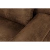 SHILO Banquette 3 places convertible + coffre de rangement - Tissu Cognac vieilli - L 192 x H 84 x P 93 cm