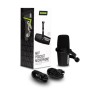 SHURE MV7-K - Streaming - Microphone dynamique pour podcast USB/XLR avec application ShurePlus MOTIV- Noir