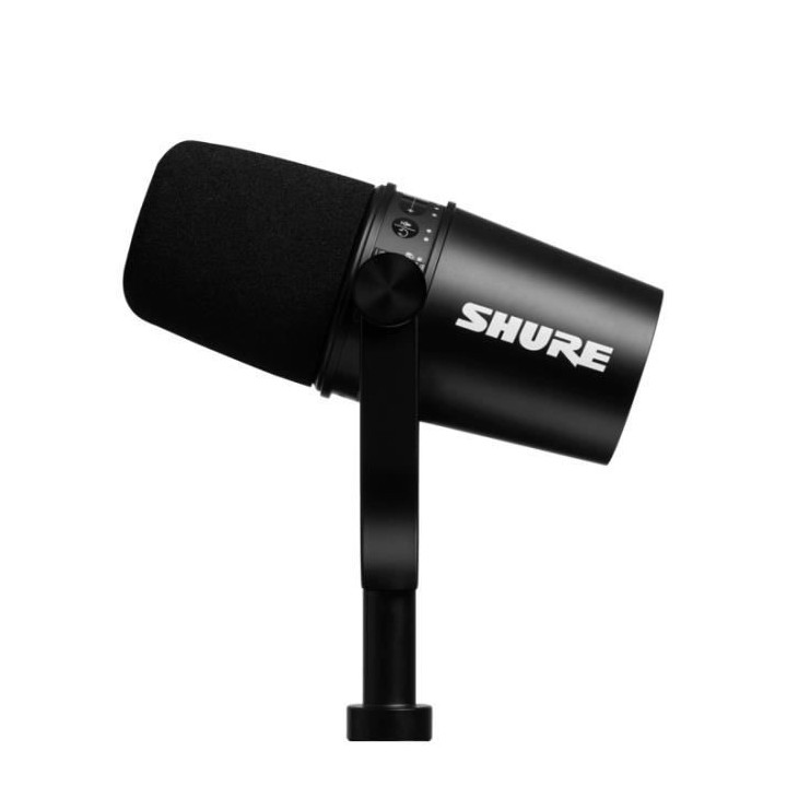 SHURE MV7-K - Streaming - Microphone dynamique pour podcast USB/XLR av