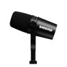 SHURE MV7-K - Streaming - Microphone dynamique pour podcast USB/XLR avec application ShurePlus MOTIV- Noir