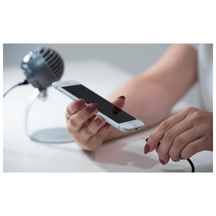 SHURE MV7-K - Streaming - Microphone dynamique pour podcast USB/XLR av