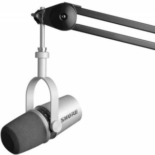 SHURE MV7-S - Streaming - Microphone pour podcast USB/XLR avec applica