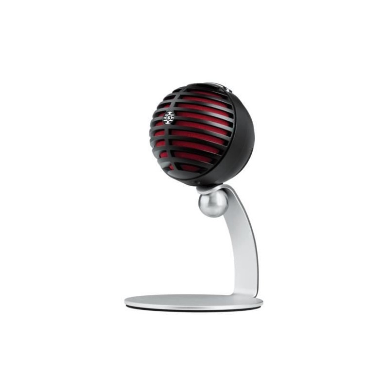 SHURE MV5-B-DIG - Streaming - Microphone numérique a condensateur pour podcast, compatible iOS, MAC et PC - Noir