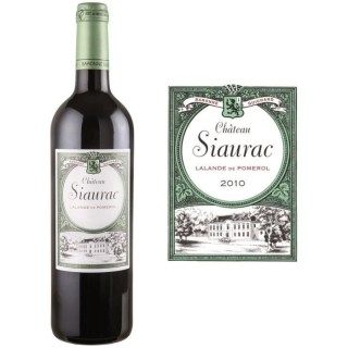 Château Siaurac 2010 Lalande de Pomerol Vin rouge de Bordeaux