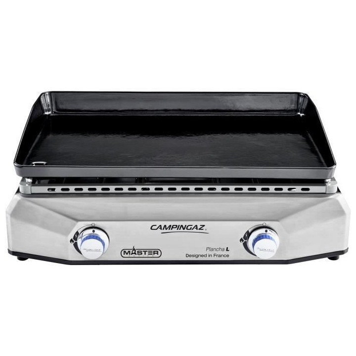 Plancha a gaz a poser CAMPINGAZ - Master L inox - 2 brûleurs - Plaque