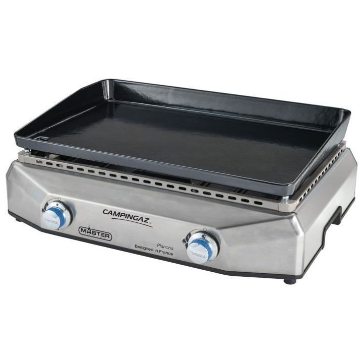 Plancha a gaz a poser CAMPINGAZ - Master L inox - 2 brûleurs - Plaque