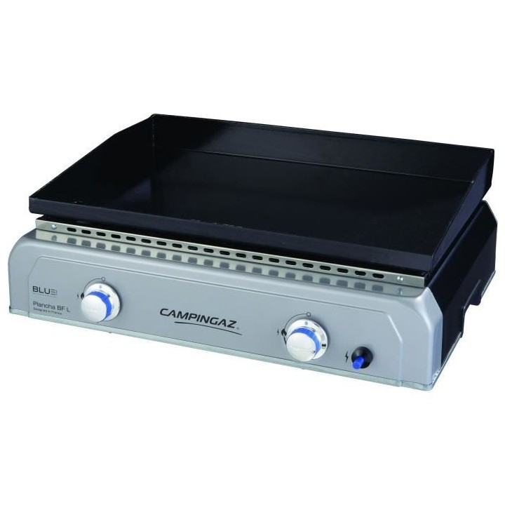 Plancha a gaz a poser CAMPINGAZ - Blue Fame L - 2 brûleurs - Plaque e