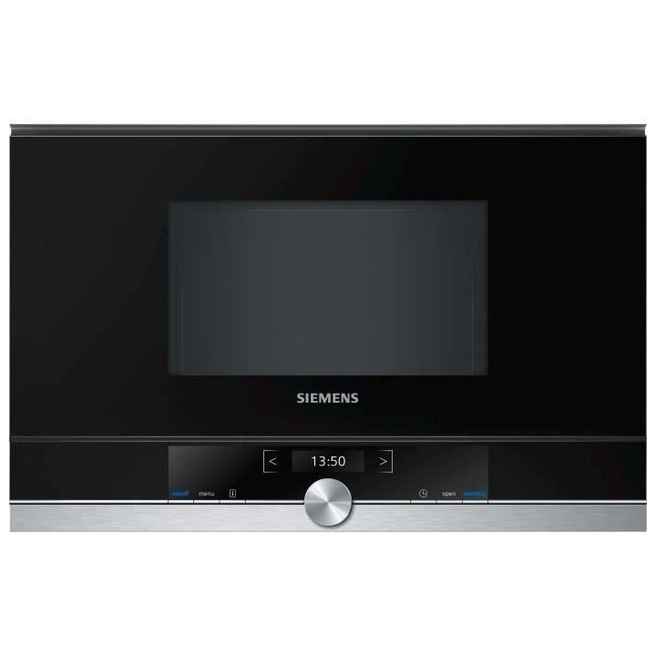 SIEMENS - BF634LGS1 - Micro-ondes encastrable - 21L - 900W - Inox