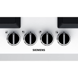 SIEMENS EP6A2PB20 Table de cuisson a gaz - 4 foyers - 7500W - 45 x 590 x 520 - Blanc