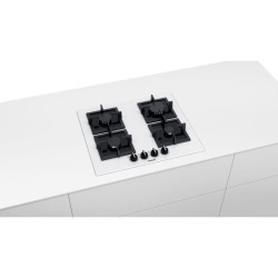 SIEMENS EP6A2PB20 Table de cuisson a gaz - 4 foyers - 7500W - 45 x 590 x 520 - Blanc