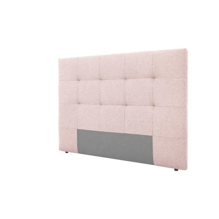 Tete de lit HERA - Rose Poudré - Pour couchage 140 et 160 - 165 x 120