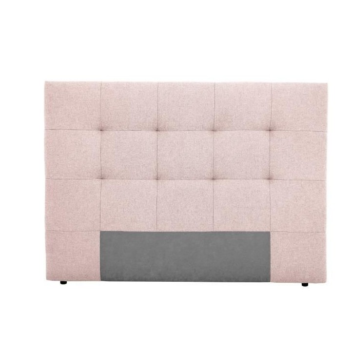 Tete de lit HERA - Rose Poudré - Pour couchage 140 et 160 - 165 x 120