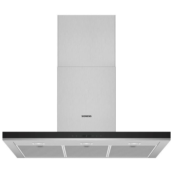Hotte décorative murale box SIEMENS LC97BHP50 90 cm - 718 m3/h - Inox