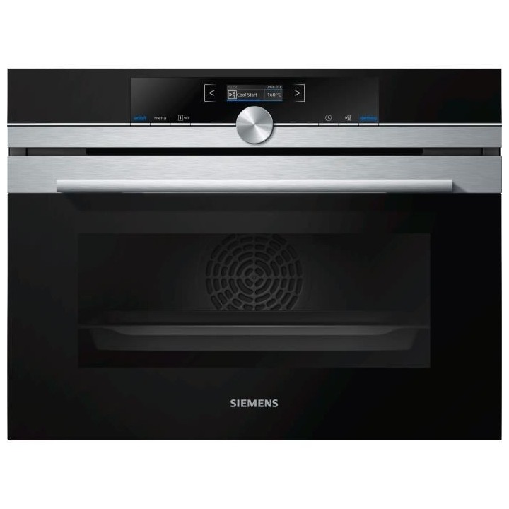 SIEMENS CB675GBS3 FOUR COMPACT - PYROLYSE - 47L - A+ - INOX