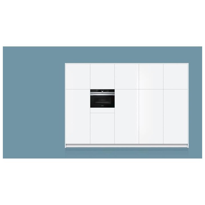 SIEMENS CB675GBS3 FOUR COMPACT - PYROLYSE - 47L - A+ - INOX