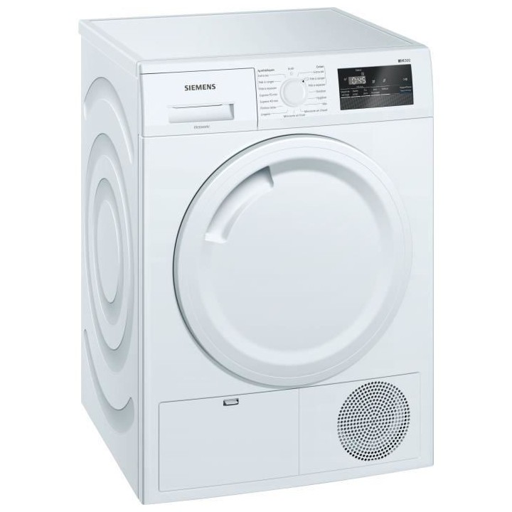 Seche-linge a condensation SIEMENS WT43N207FF iQ300 - 7 kg - Induction