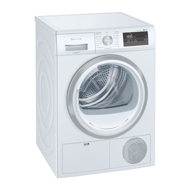 Seche-linge pompe a chaleur SIEMENS WT45H000FF iQ300- 8 kg - Moteur induction - Classe A+ - Blanc