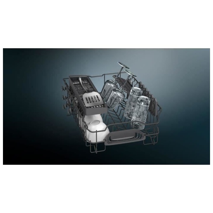 Lave-vaisselle pose libre SIEMENS SR23HW48KE iQ300 - 9 couverts - Indu