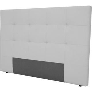 Tete de lit HERA - Simili Blanc - Pour couchage 140 / 160 ou 180 - 185